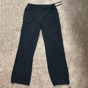 Cherokee Infinity Drawstring Black Scrub Pant